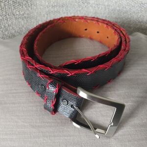 Patrick Gibbons Genuine Lizard Leather Handmaid Belt Black 48